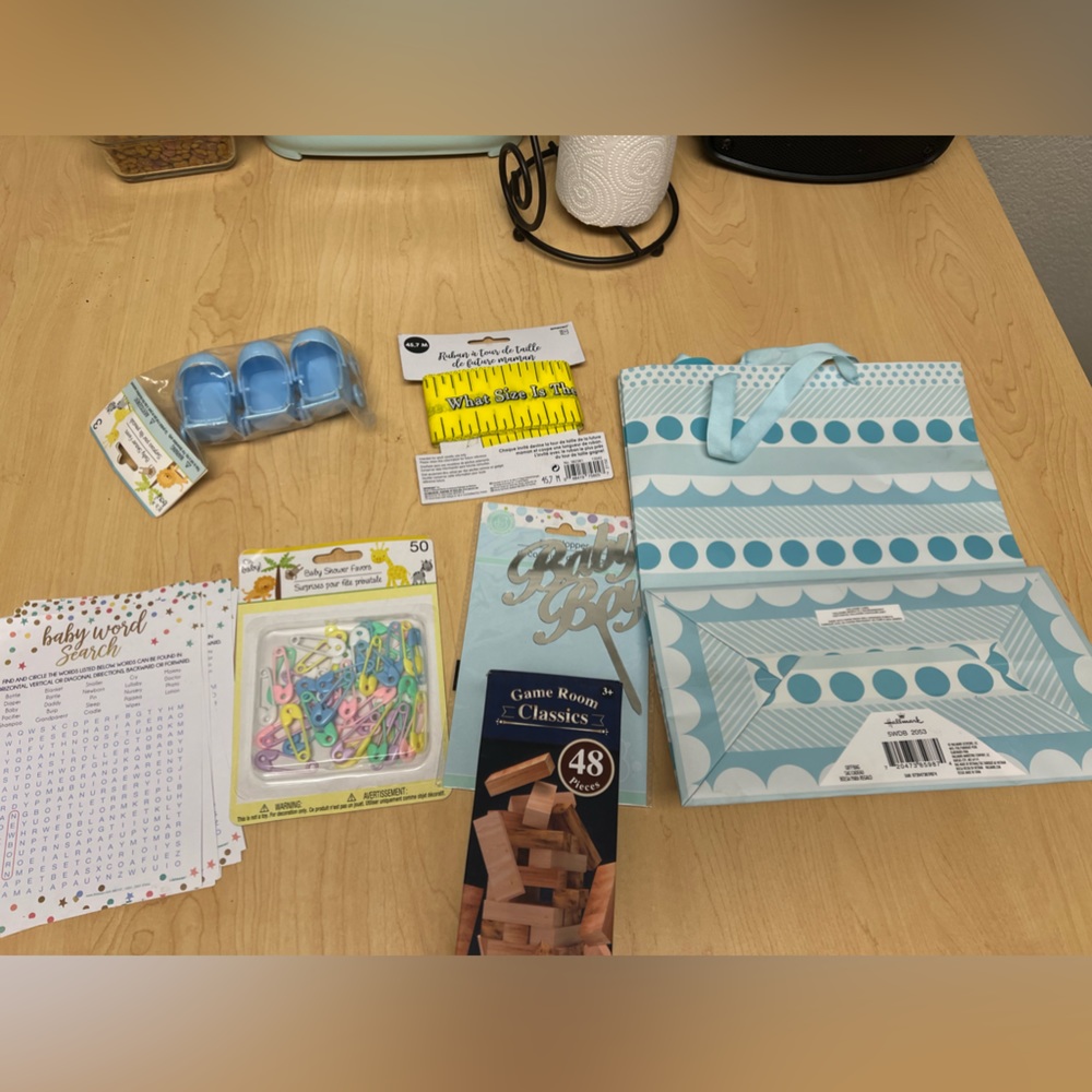 Baby shower items